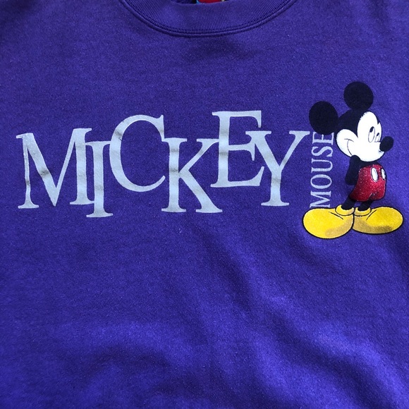 90’s Vintage Mickey Mouse Crewneck Disney Unlimited- L - Picture 4 of 5